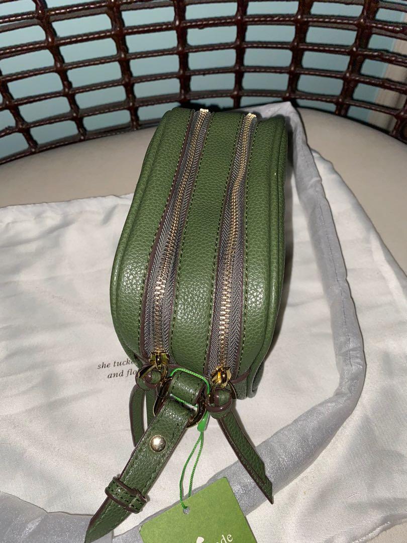 Kate Spade double zip camera sling, Women's Fashion, Bags & Wallets