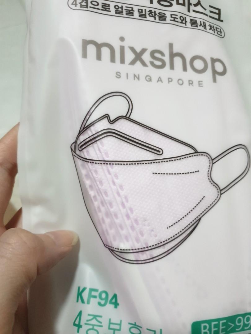 KF94 Korean Masks Purple curved at nose, Health & Nutrition, Face Masks