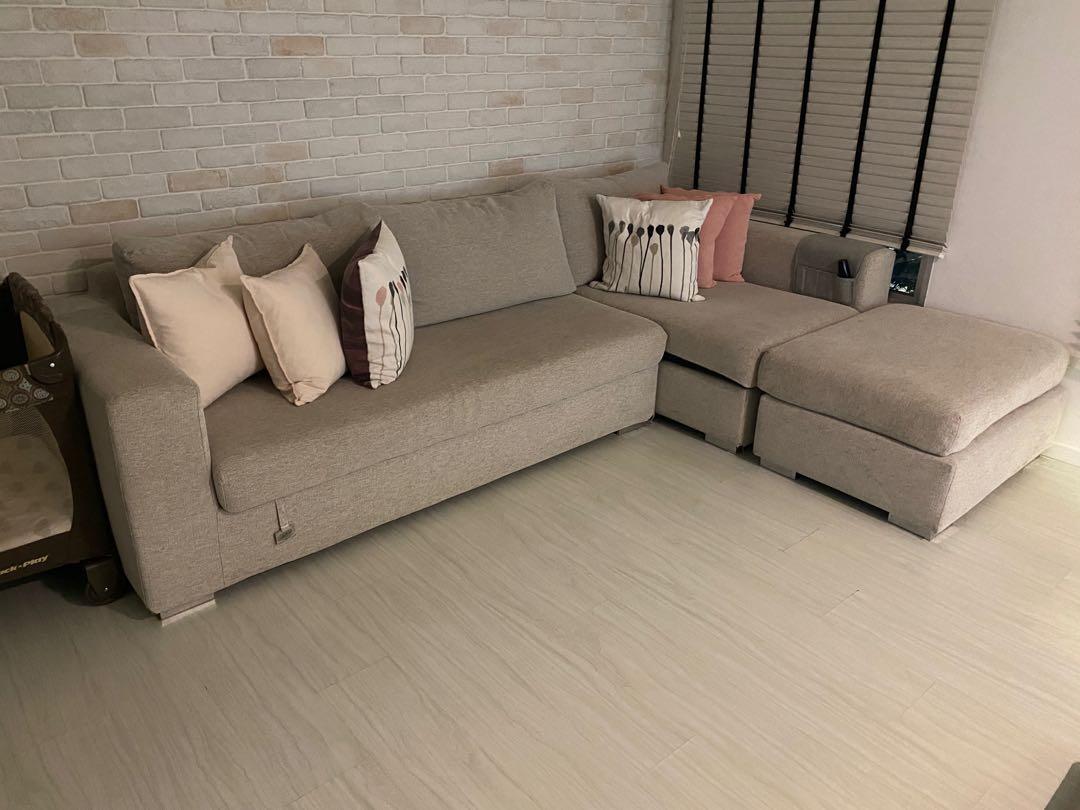 King koil sofa, Furniture & Home Living, Furniture, Sofas on Carousell