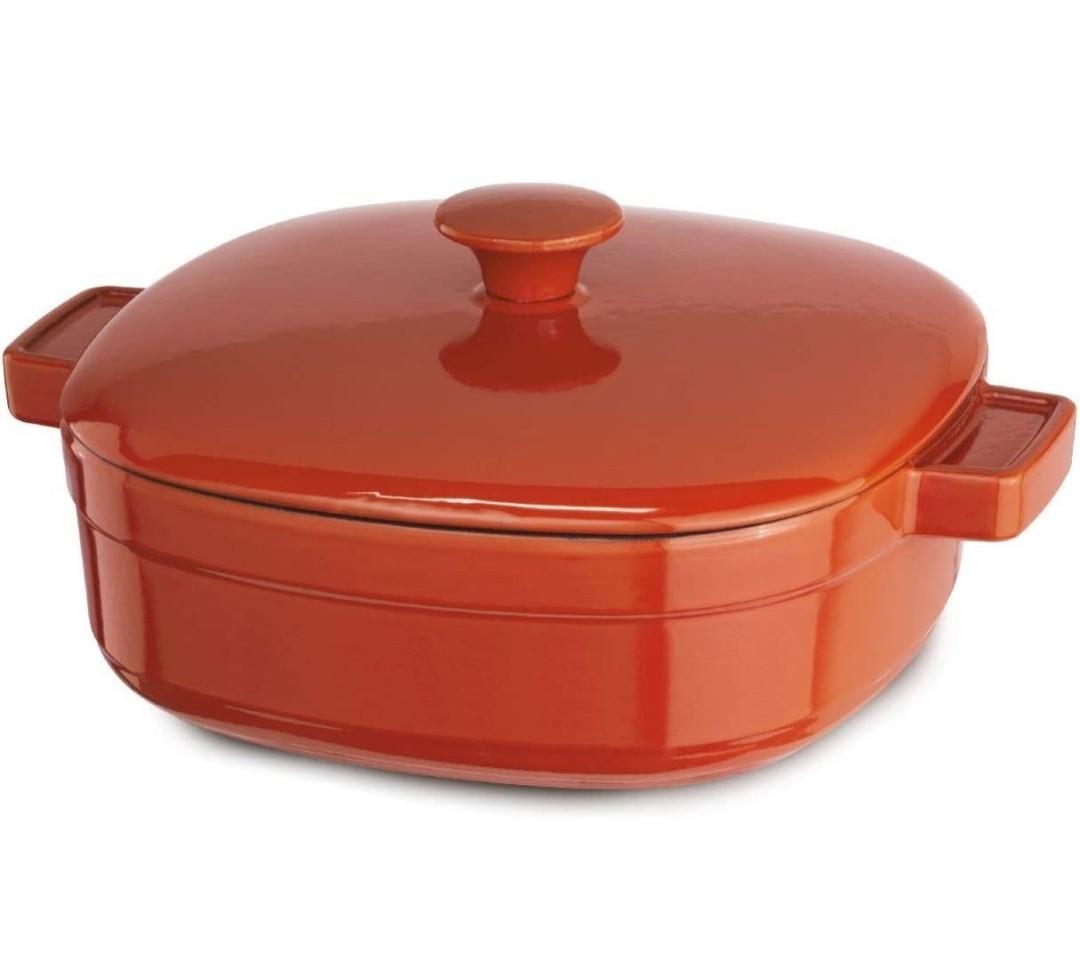 KitchenAid Streamline Cast Iron Casserole, TV & Home Appliances