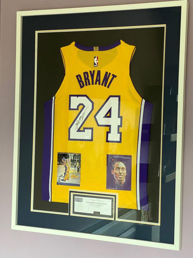 Kobe signed discount jersey panini