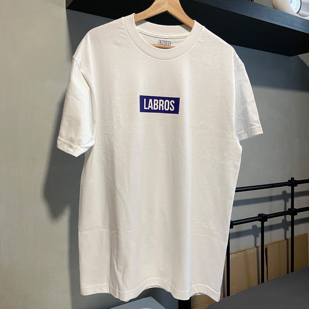 [L] Labros Seoul Purple Box Logo Tee, Men's Fashion, Tops & Sets ...