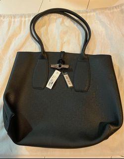 Roseau L Tote bag Black - Leather (10060HPN001)