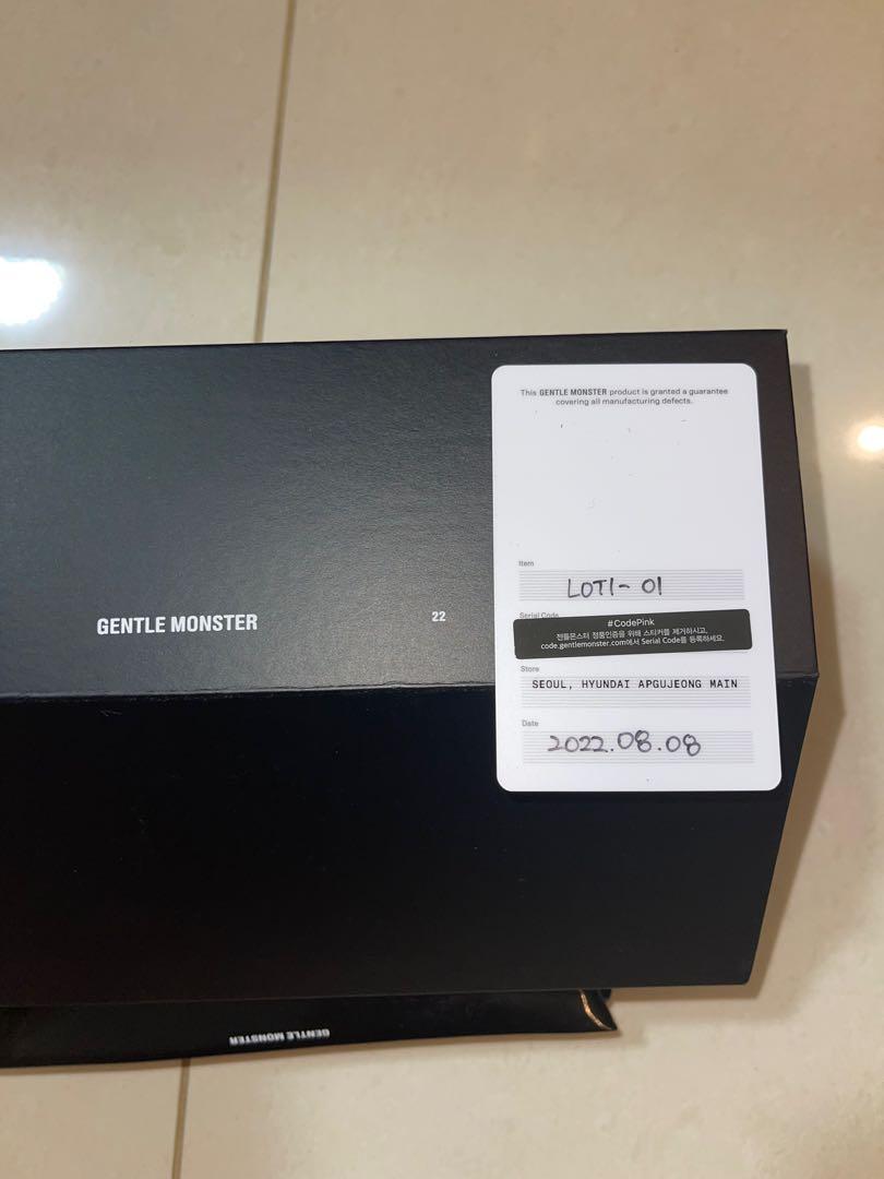 Loti 01 Gentle Monster Sunglass Jackson Wang, Women's Fashion