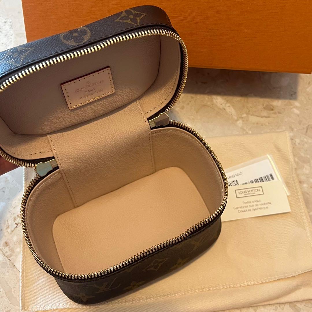 LOUIS VUITTON M44936 NICE NANO VANITY TOILETRY POUCH, Luxury, Bags &  Wallets on Carousell