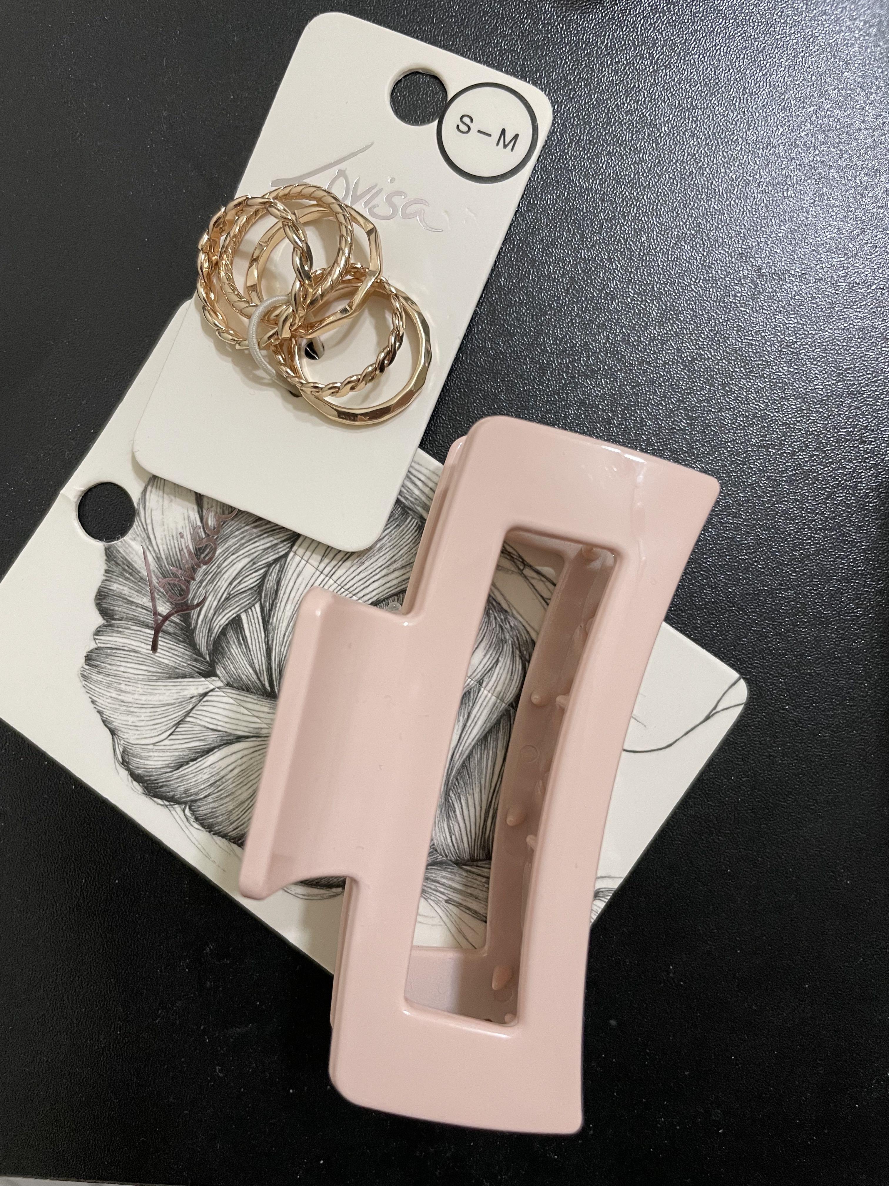 Lovisa hair claw and rings Women s Fashion Jewelry Organisers
