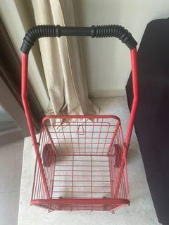 Market Trolley Red Colour