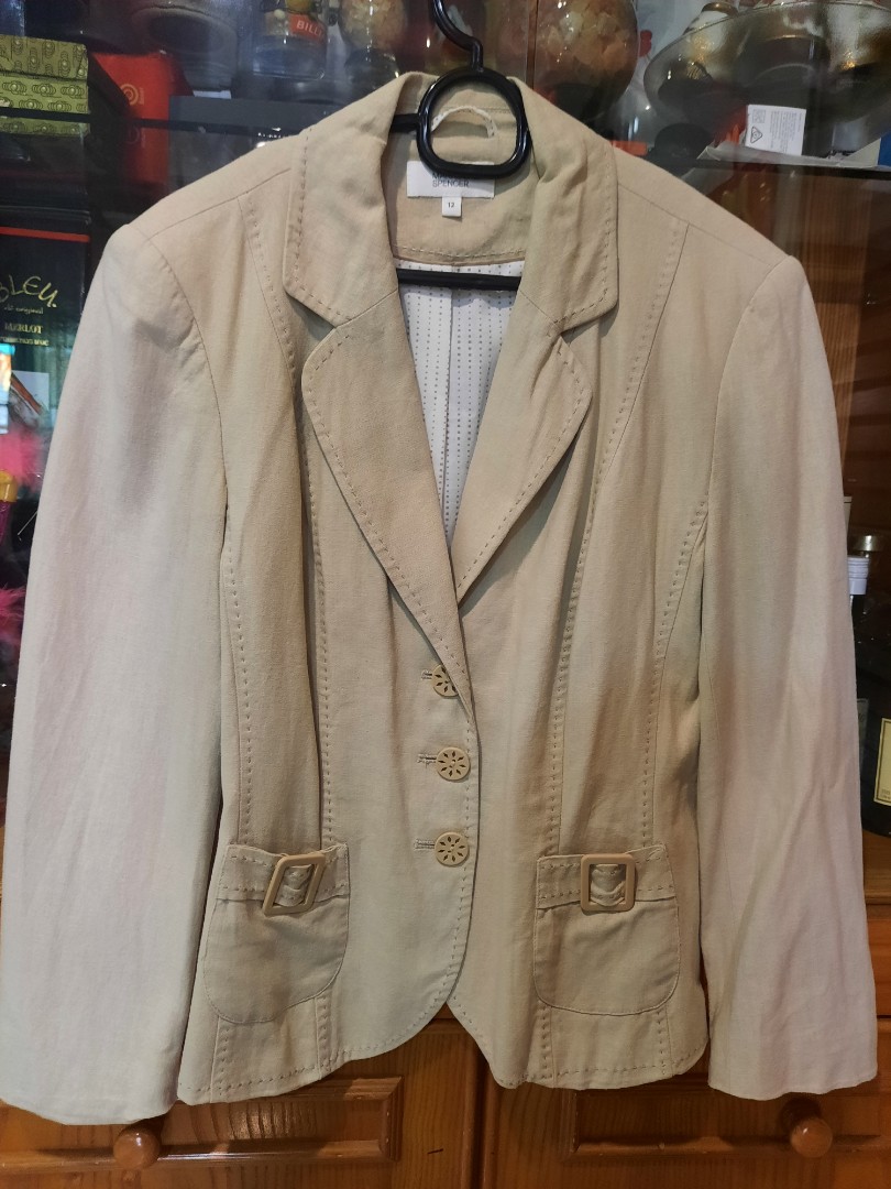 Marks and spencer ladies linen jackets Clearance