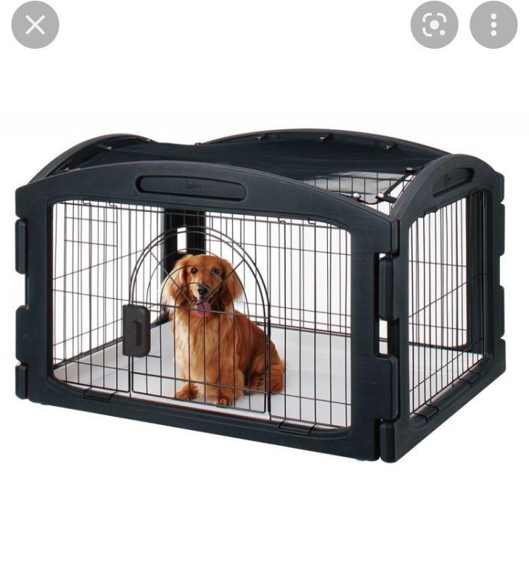 Marukan Soft Circle Dog Cage Pet Supplies Homes Other Pet Accessories on Carousell