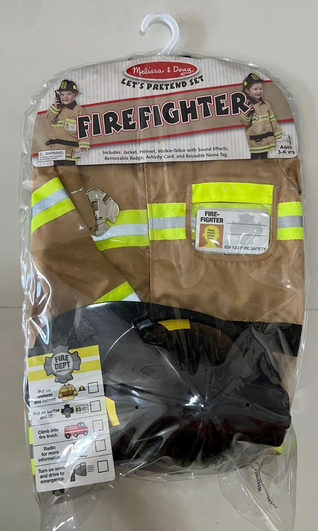 Melissa and doug let's pretend firefighter clearance