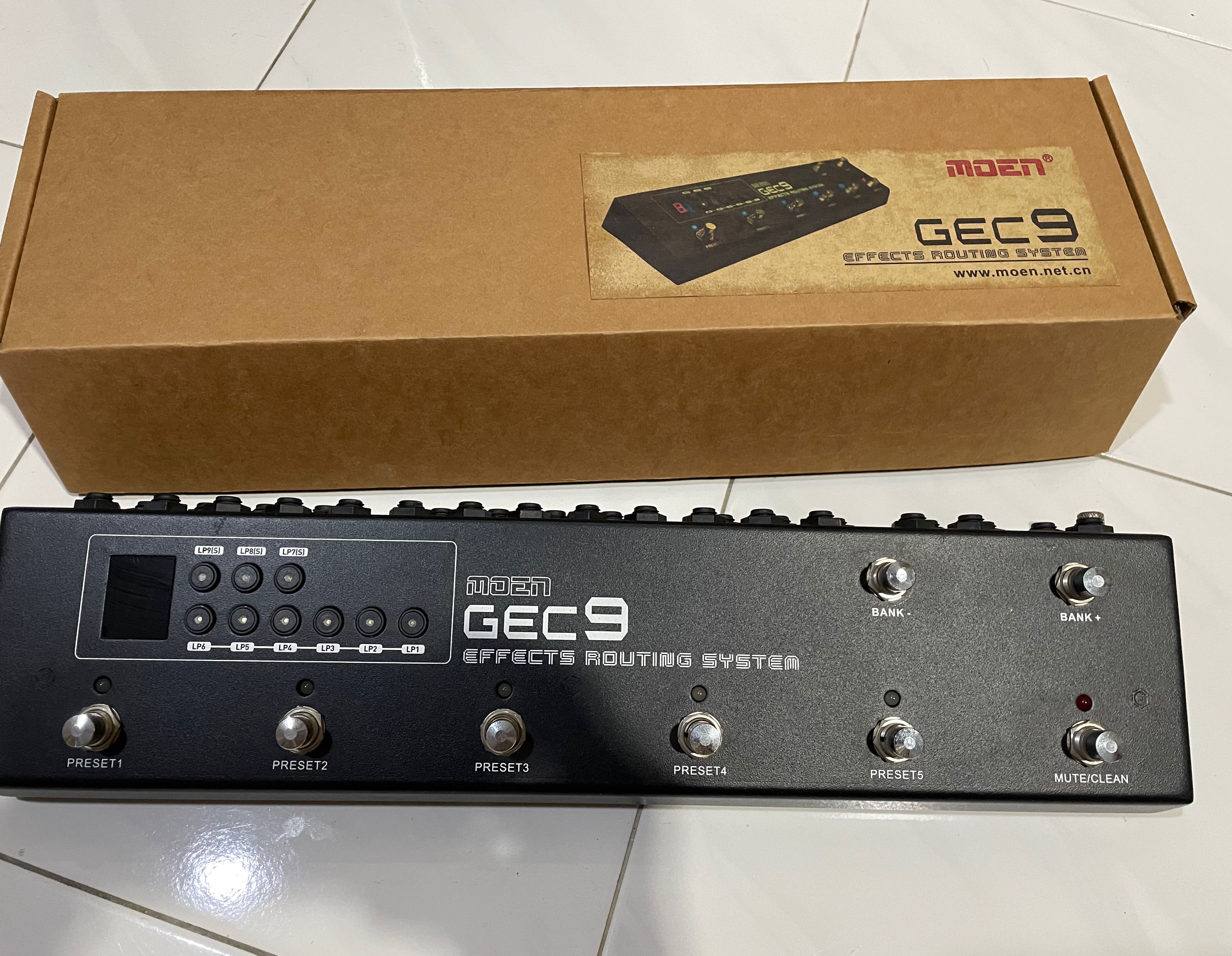 Moen GEC9 pedal switcher looper guitar effects not BOSS MS-3