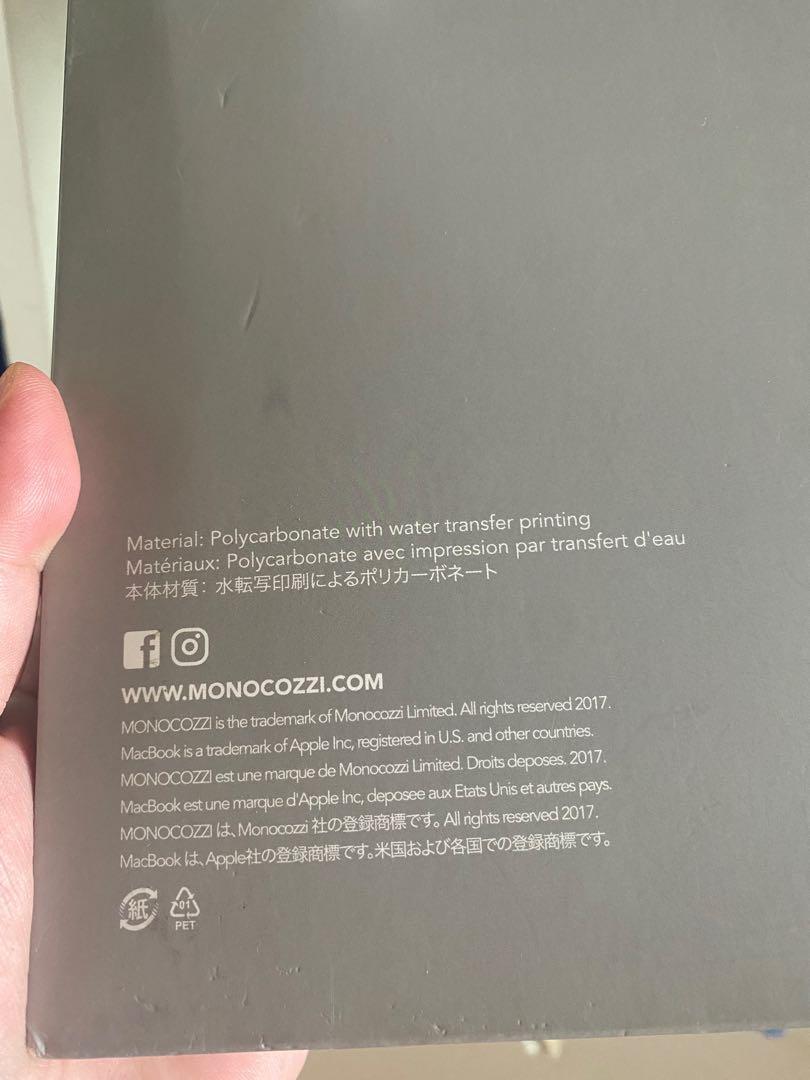 MONOCCOZI HARD CASE 13” Macbook Pro (Category: Laptops & Notebooks) located in Baguio. Submitted by rare_closet_finds (Listing ID 1178488285, Image 3). Description: Brandnew sealed. Ung box lang ang na open Designed for 13” macbook pro JRS shipping only.