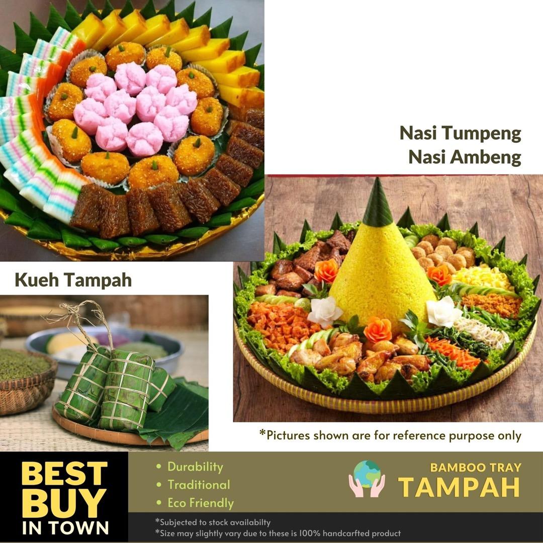 MUST BUY! Bamboo Tray TAMPAH in Pattern!, Furniture & Home Living, Home ...