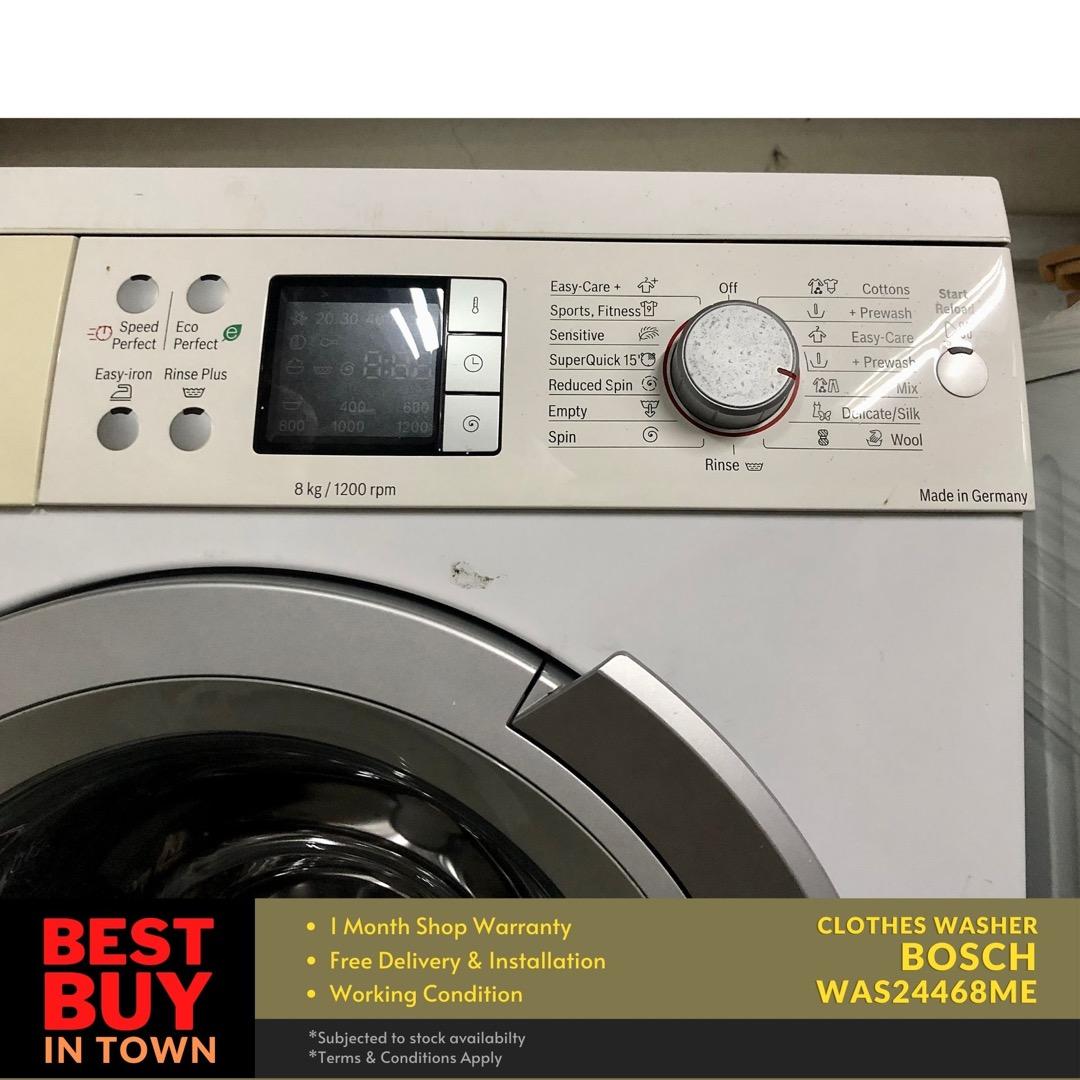 MUST BUY! BOSCH 8KG Front Load Washing Machine (91754), TV & Home