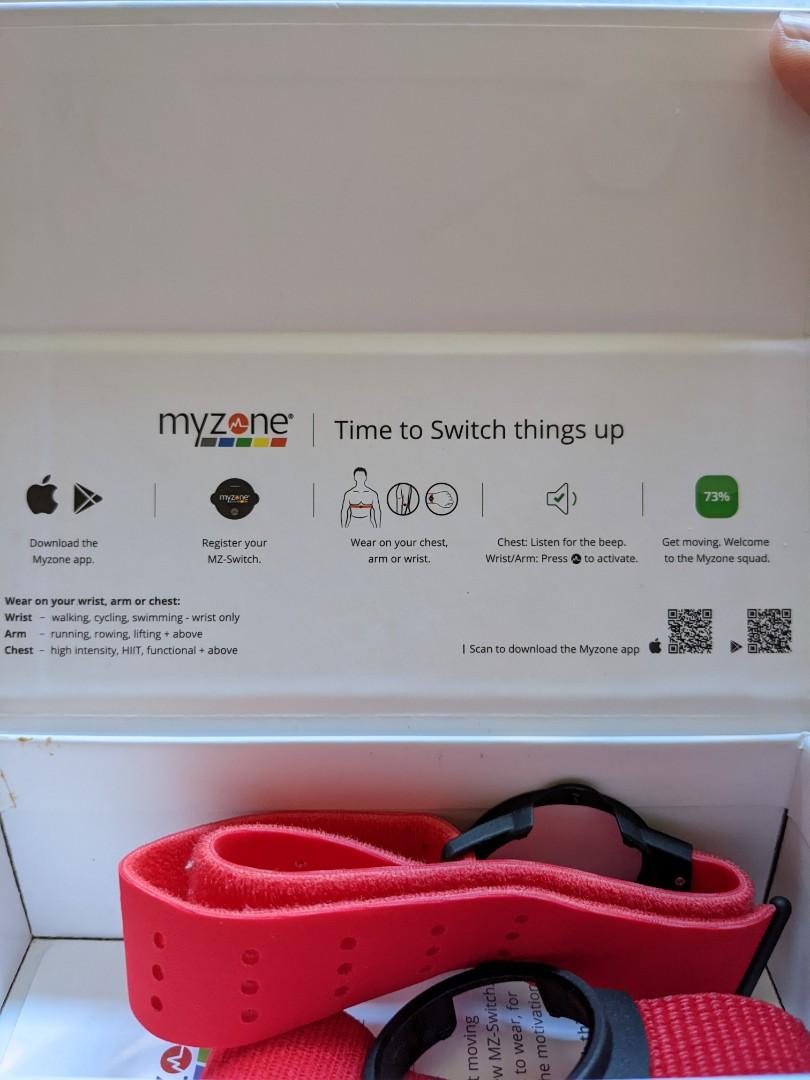 MyZone Heart Rate monitor, Health & Nutrition, Health Monitors