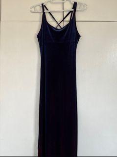 Vintage Velvet Maxi Dress/Gown