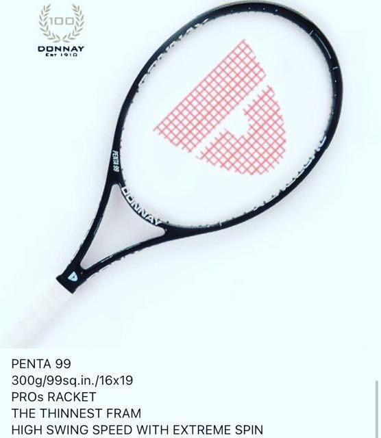 [NEW] Donnay Tennis Racket, Sports Equipment, Other Sports Equipment