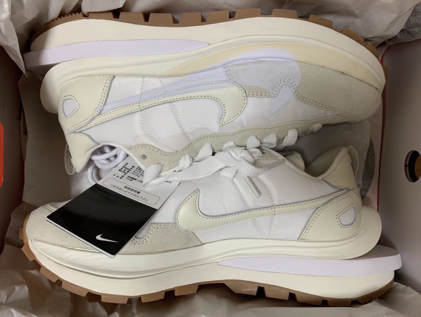 Nike vaporwaffle sacai sail gum白生膠