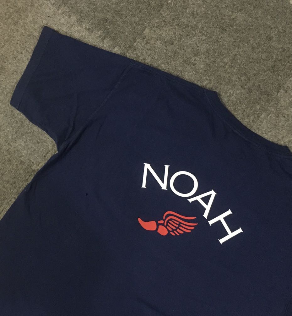 Tシャツ/カットソー(半袖/袖なし)NOAH  Winged Foot Motto Tee  XL