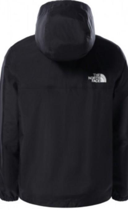north face windbreaker black and white