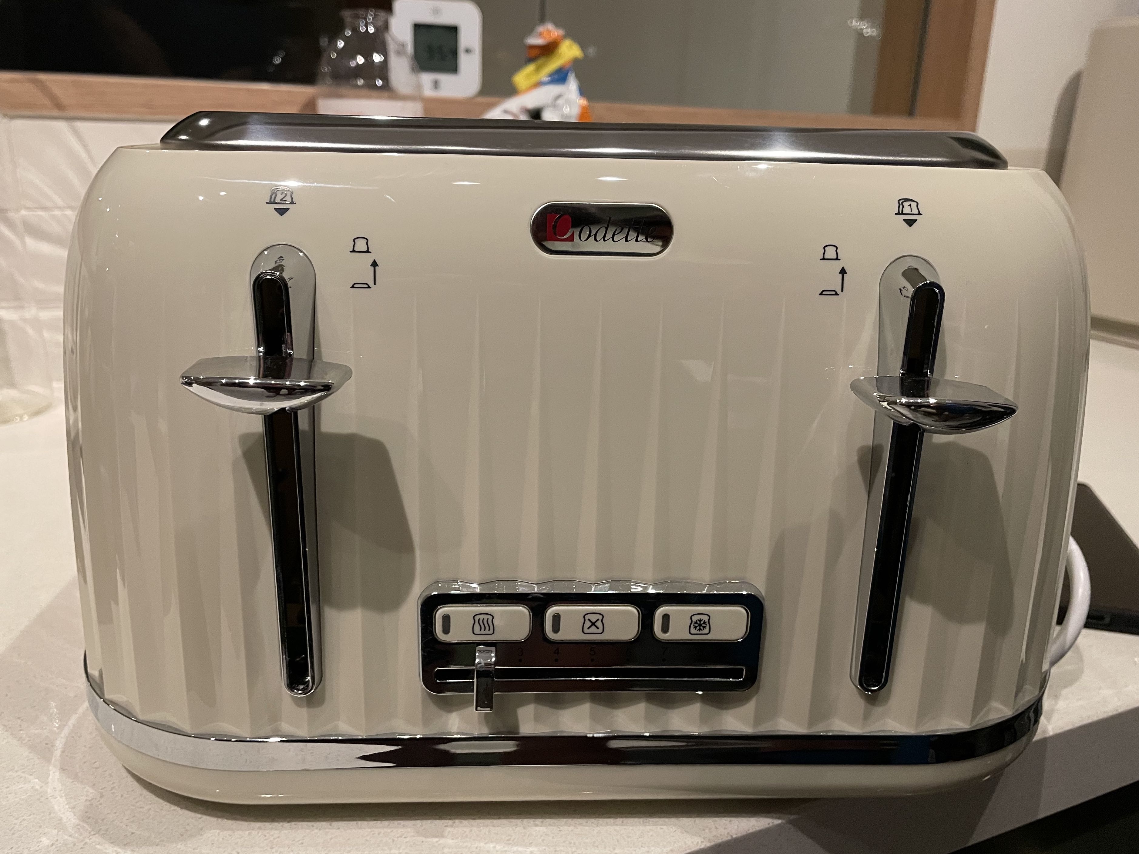 Odette Jukebox Series 4Slice Retro Bread Toaster/4 Slice Toaster