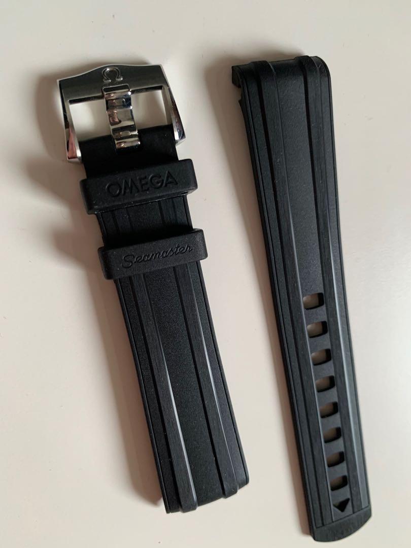 Genuine omega deals seamaster rubber strap