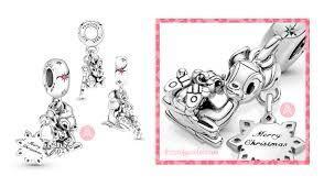 Pandora authentic Sales Disney Bambi & Thumper Dangle Charm, Women's ...