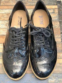 Patent Oxfords (Trash by Payless)