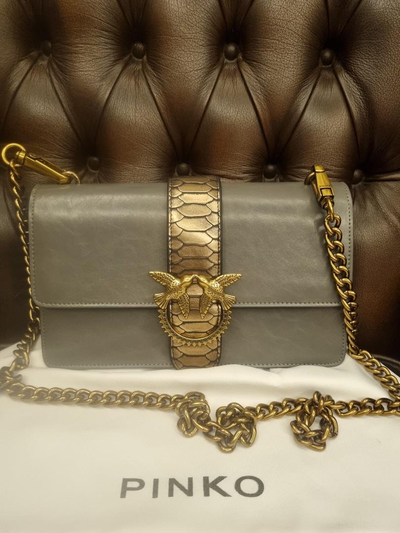 Pinko best sale bag grey