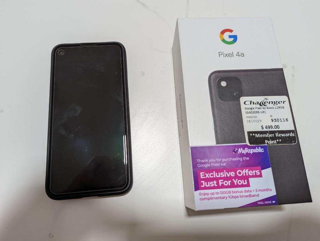 Google Pixel 4a Noir 128go 7/10