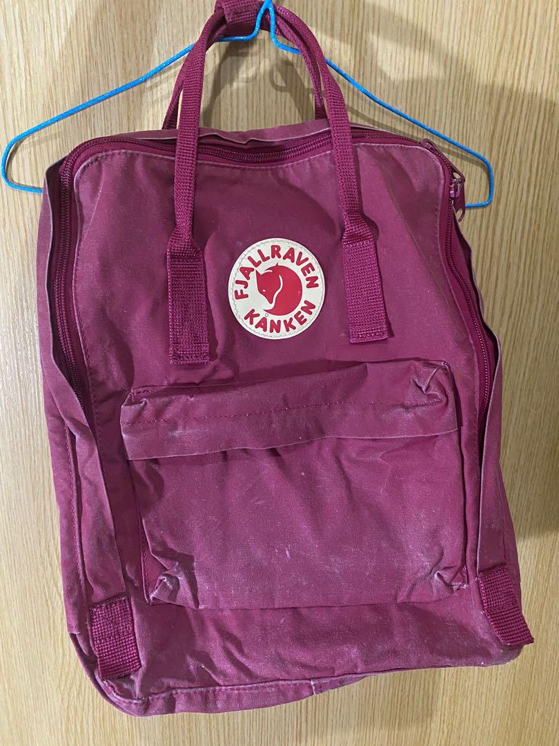 Plum Fjallraven Kanken Backpack Women s Fashion Bags Wallets Backpacks on Carousell