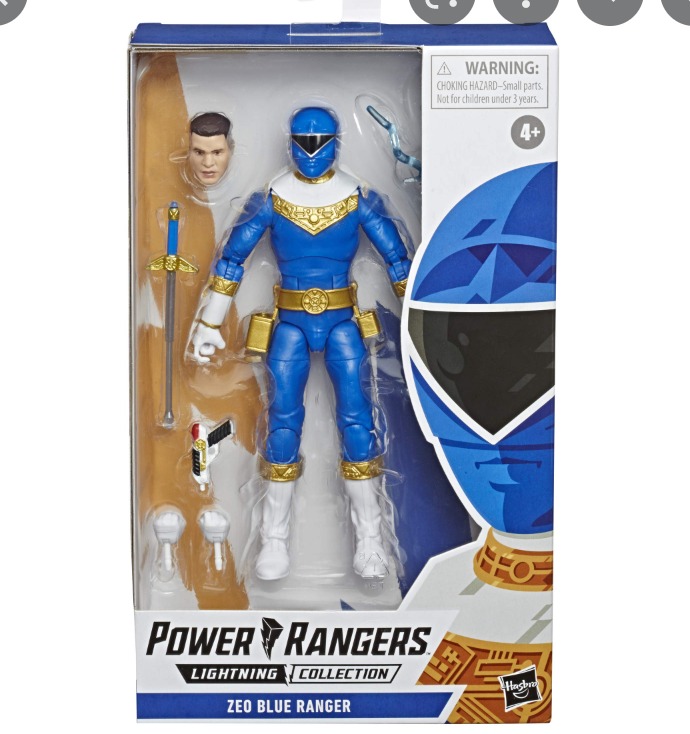 Power Rangers Lightning Collection Zeo Blue Ranger Sentai Hasbro ...
