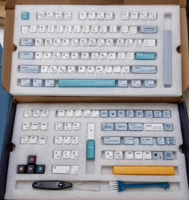 Programmer keycaps, Cherry profile, PBT, dye sub, Computers & Tech ...