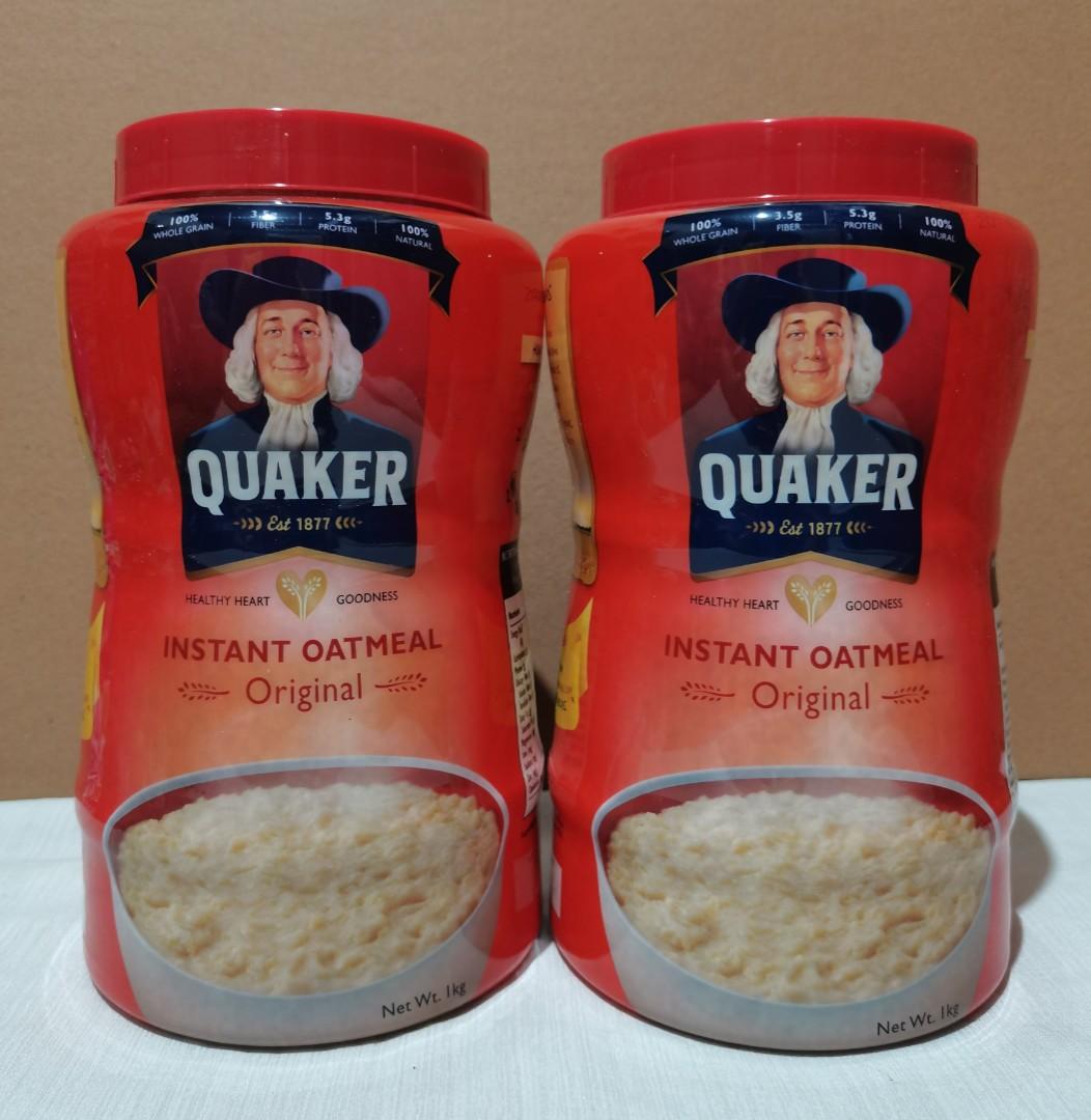 Quaker oats 1kg jat, Food & Drinks, Packaged & Instant Food on Carousell