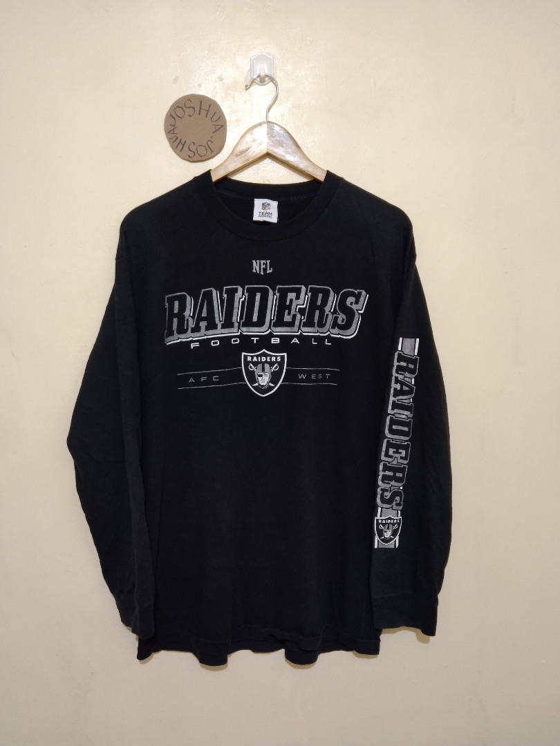 NFL Vintage Shield Black Relaxed Long Sleeve T-shirt – Recovered