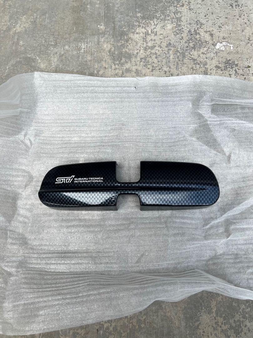 RARE Carbon Fibre Cabin Rear View Mirror Cover for Subaru Impreza