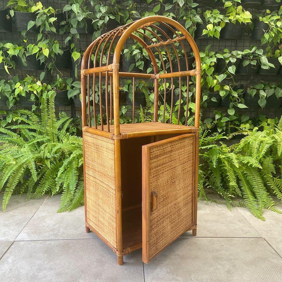 Rattan Round Top Furniture & Home Living, Furniture, Shelves, & Racks on Carousell