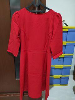 Red dress
