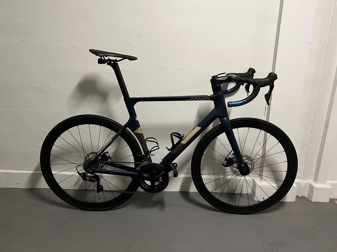 Java vesuvio size (57) Shimano 105 ,carbon fiber road bike, Sports ...
