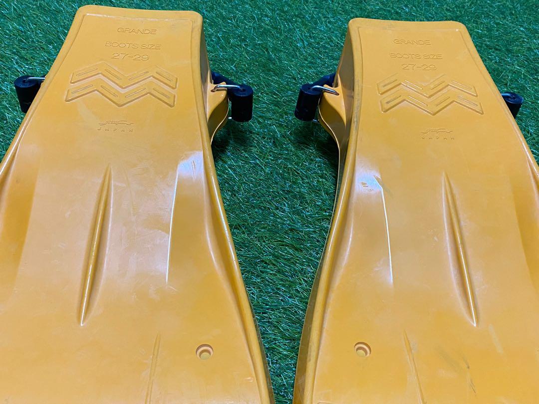 SCUBAPRO JET FIN REVO 橘色 日規 蛙王 潛水 蛙鞋 日製 SIZE GRANDE 彈簧扣 9成新