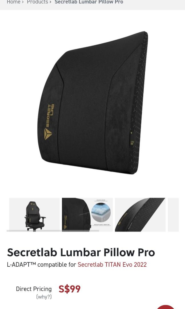 Secretlab Lumbar Pillow Pro, Furniture & Home Living, Home Decor