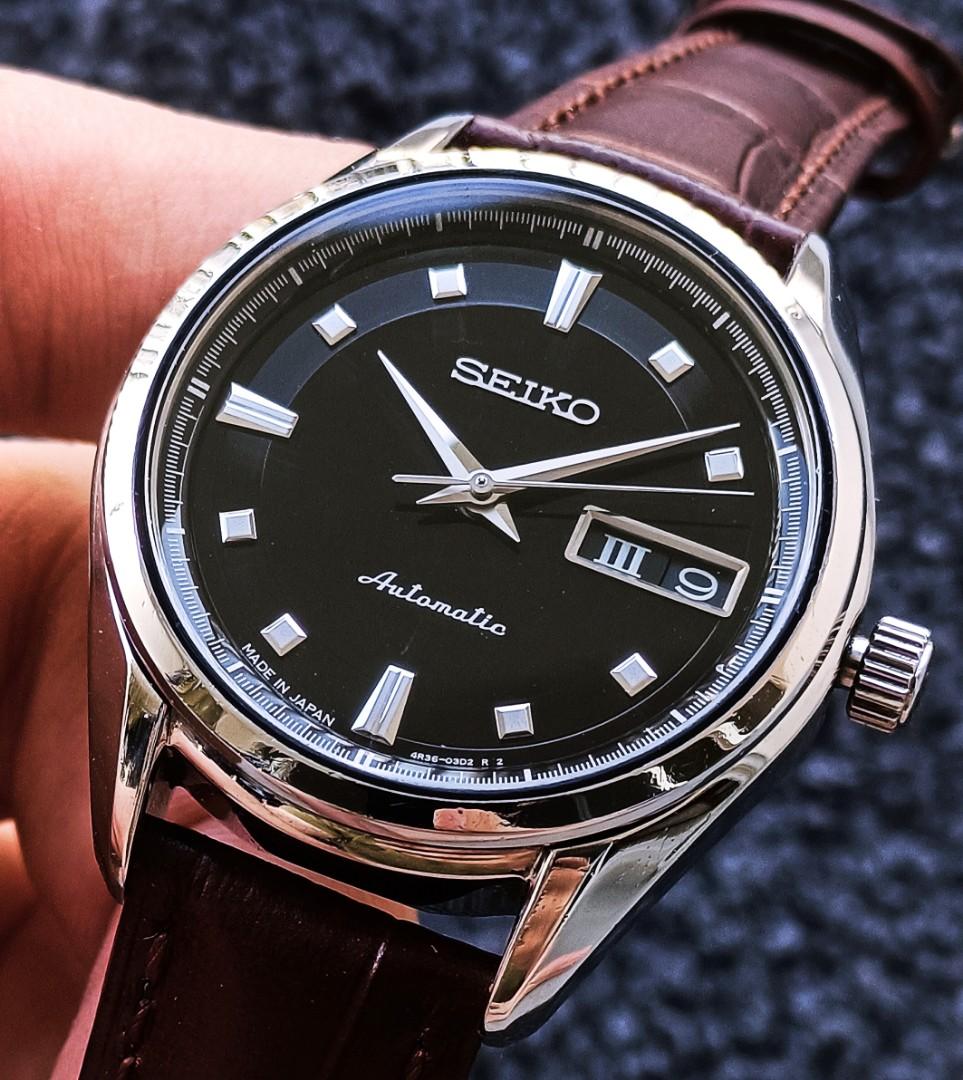 Seiko Presage Black Automatic Dress Watch SRP897J (Discontinued), Men's  Fashion, Watches & Accessories, Watches on Carousell
