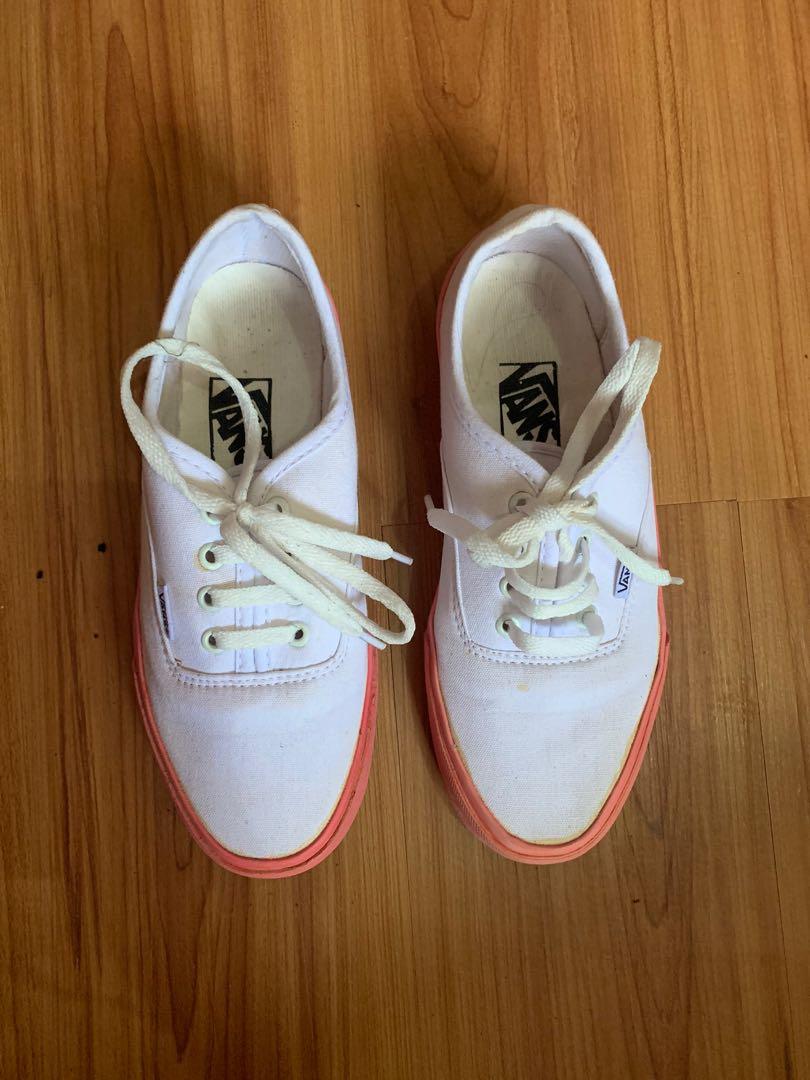 Vans shop pink putih