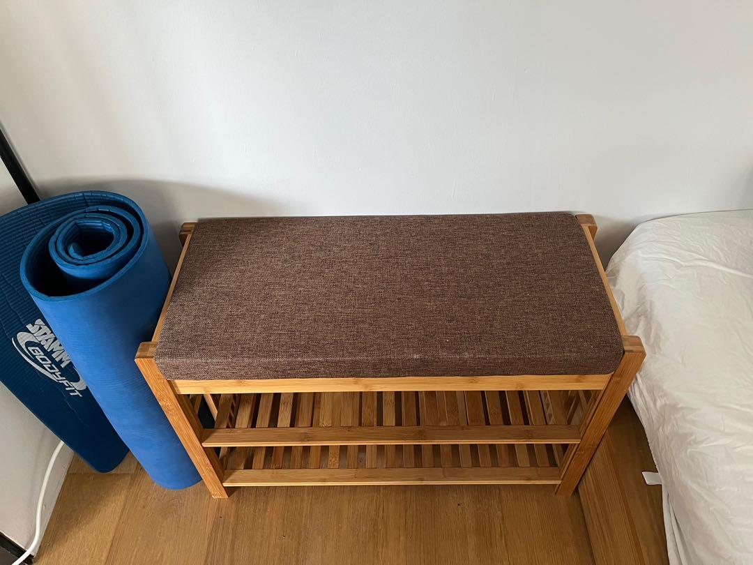 Shoe rag bench drawer, Furniture & Home Living, Furniture, Shelves ...