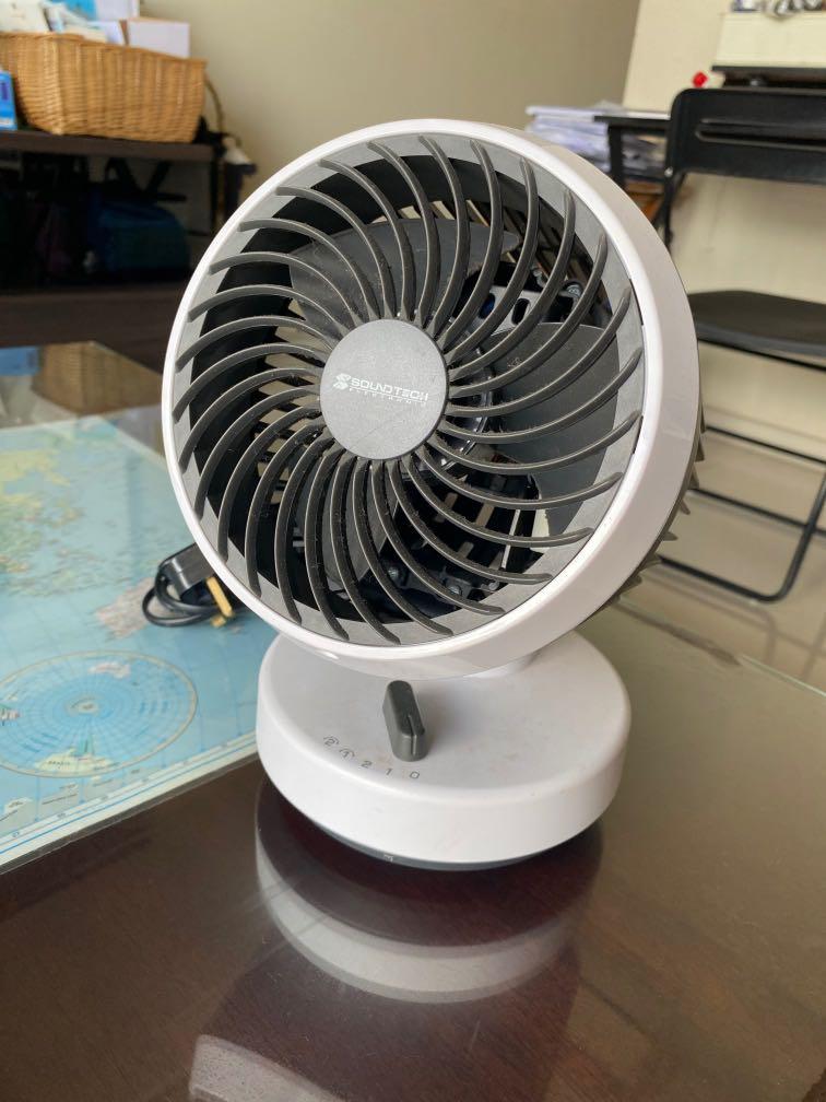 Soundtech Table Fan, Furniture & Home Living, Lighting & Fans, Fans on