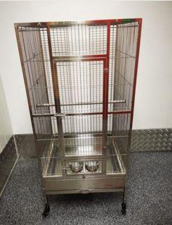 Offer $399. Brand new. 304 Stainless steel parrot cage. Size approx,60x57x130cm. 304 stainless steel. Bird cage includes perch and cups. Brand New.