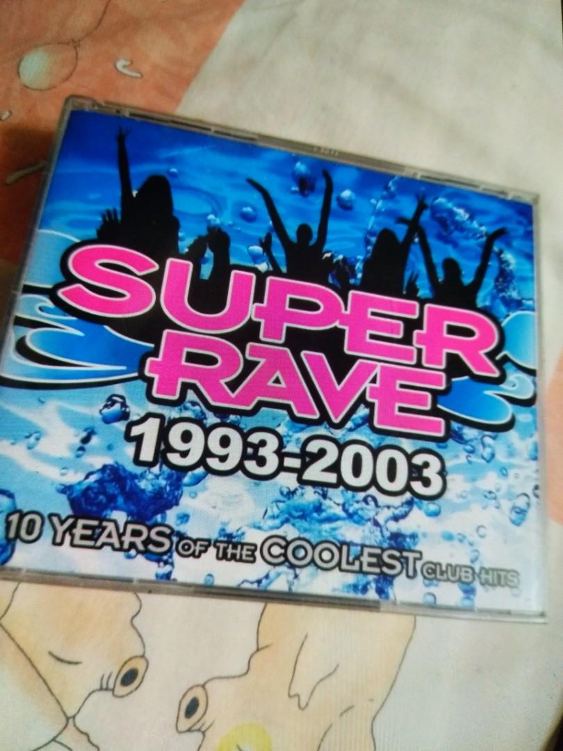 SUPER RAVE 1993-2003 3 CD 10 YEARS OF THE COOLEST CLUB HITS 2003 AA, 興趣 ...