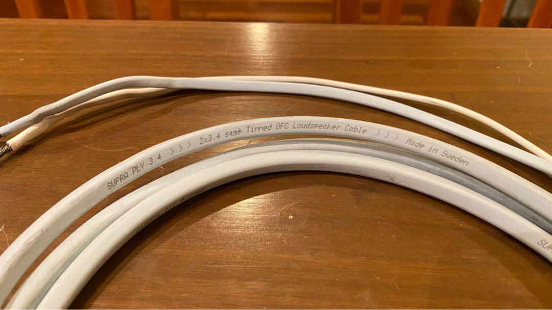 SUPRA PLY Speaker Cable , Audio, Other Audio Equipment on Carousell