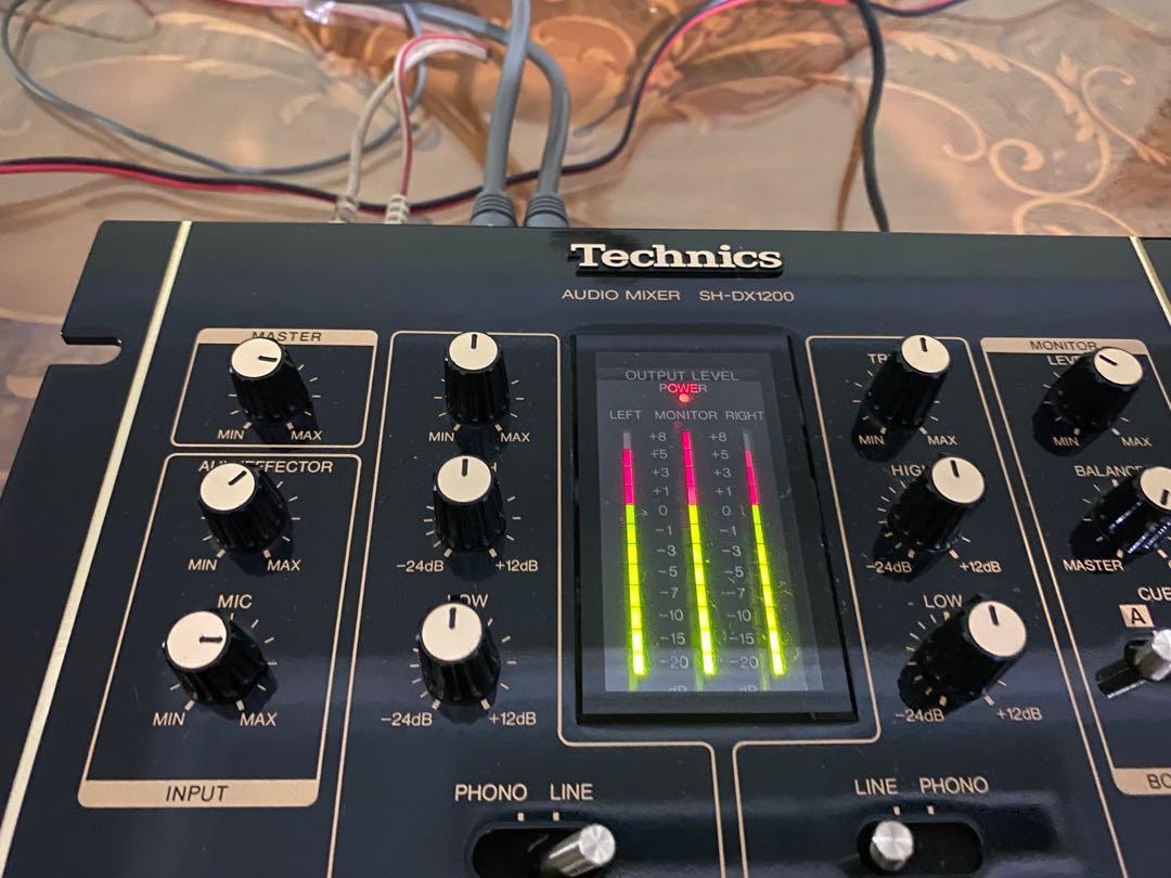 Technics SH-DX1200 DJ Mixer with twin phono, Audio, Soundbars, Speakers