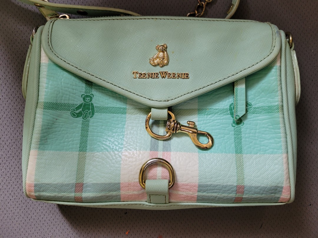 Auth Teenie Weenie sling crossbody bag, Women's Fashion, Bags & Wallets ...